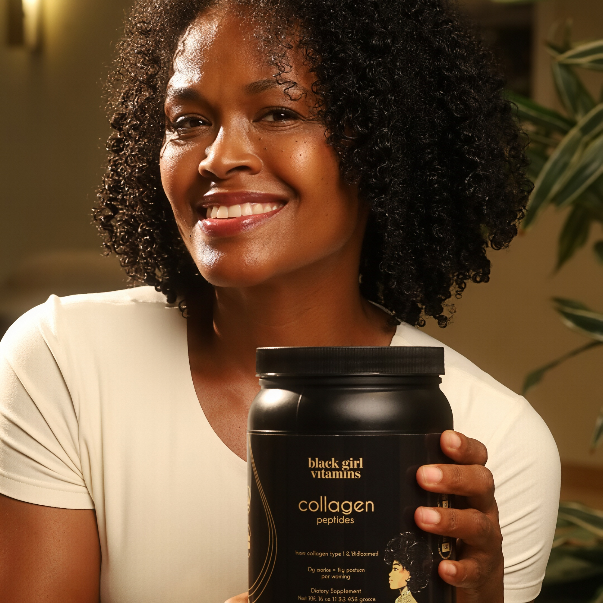 Black Girl Vitamins Collagen Peptides Powder